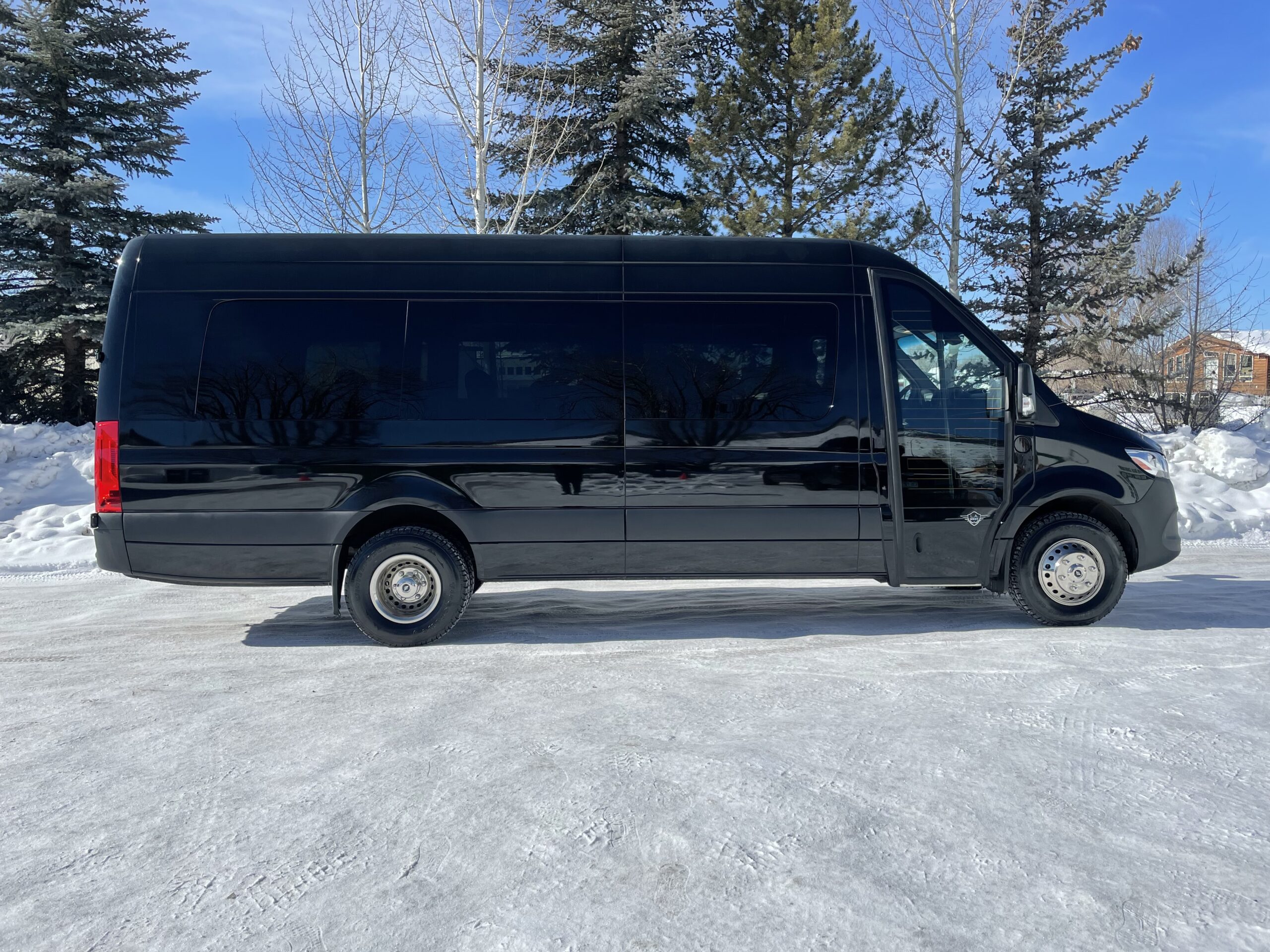 Mercedes sprinter van steamboat ski town transportation